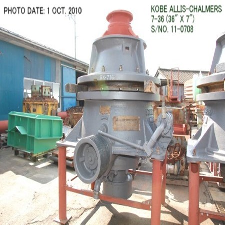 USED KOBE ALLIS-CHALMERS 7-36 HYDRO CONE (EXCONE) CRUSHER